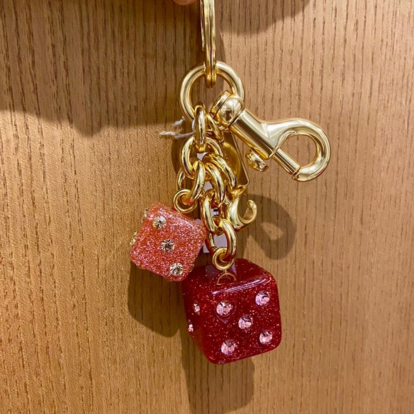 Coach Gold/Pink Multi
Dice Cluster Bag Charm - Picture 3 of 6